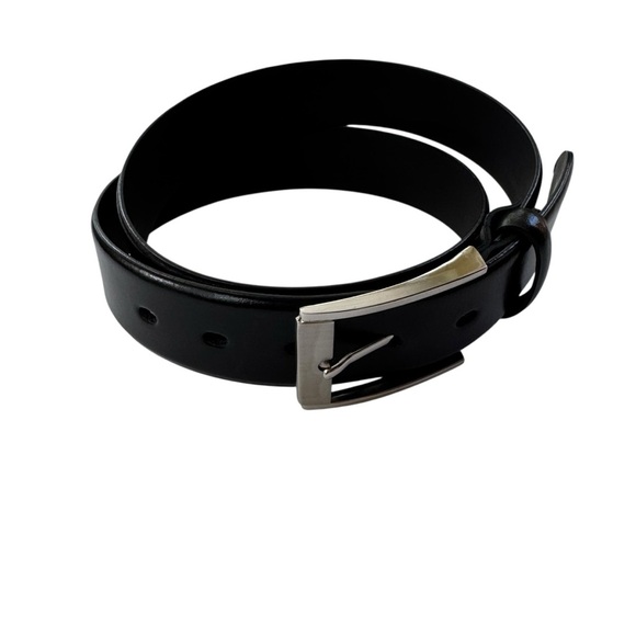 Lloyd Men’s Leather Belt Black Made in Germany Size 90 or 35” - Picture 11 of 15